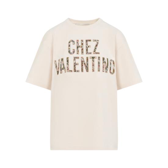26SS 발렌티노 가라바니 반팔 티셔츠 8B3MG26AA5J ET5 BEIGE