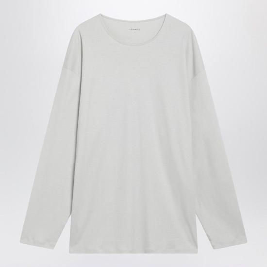 26SS 르메르 면실크 긴팔 티셔츠 TS0019LJ1055 BG282 WHITE