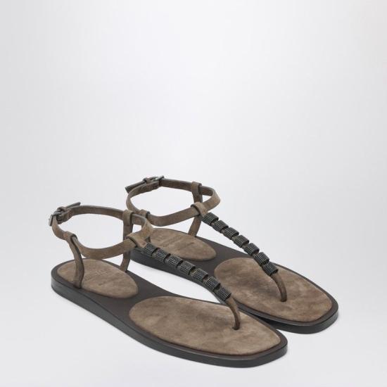 26SS 브루넬로 쿠치넬리 샌들 MZSFC3151LE C8921 BROWN