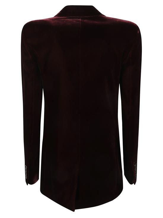  생로랑 수트 자켓 739698Y525R6975 BORDEAUX - SAINT LAURENT