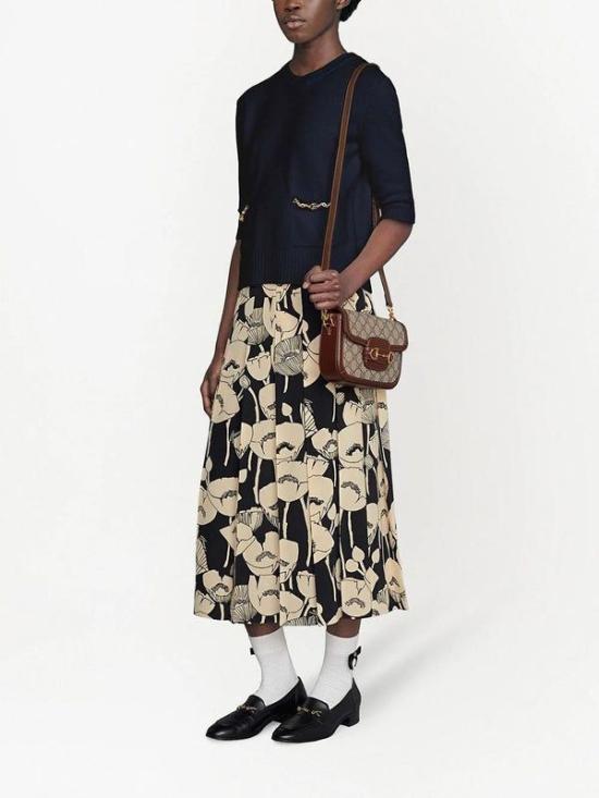 26SS 구찌 홀스빗 1955 GG 슈프림 캔버스 미니백 658574HUHHG8565 EBONY - GUCCI