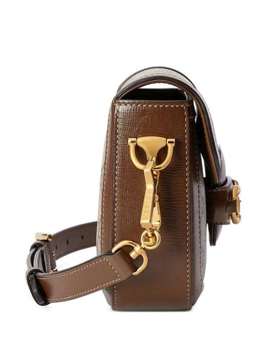 26SS 구찌 홀스빗 1955 GG 슈프림 캔버스 미니백 658574HUHHG8565 EBONY - GUCCI