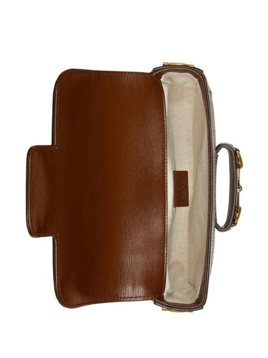 26SS 구찌 홀스빗 1955 GG 슈프림 캔버스 미니백 658574HUHHG8565 EBONY - GUCCI