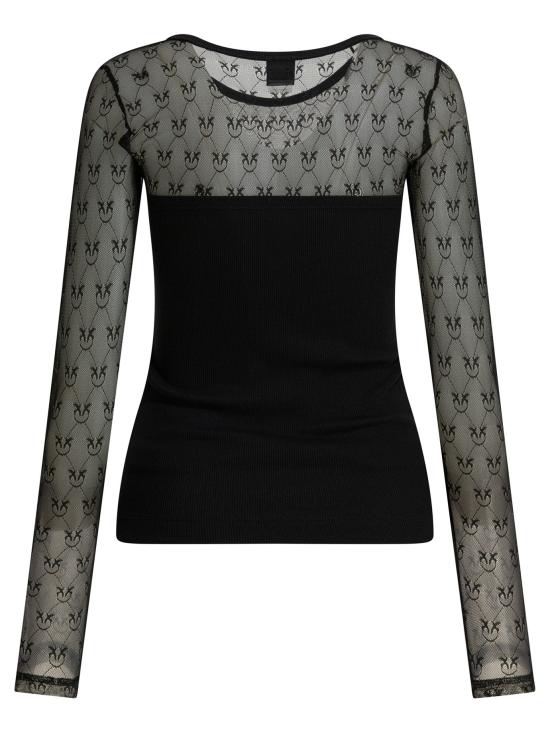 26SS 핑코 반팔 티셔츠 106472A362Z99 BLACK - PINKO