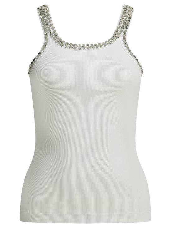 26SS 핑코 반팔 티셔츠 104109A35YZ04 WHITE