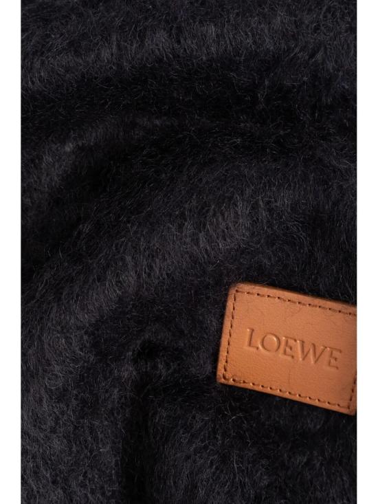 25SS 로에베 머플러/스카프 FSA6SS1X05 1100 BLACK - LOEWE