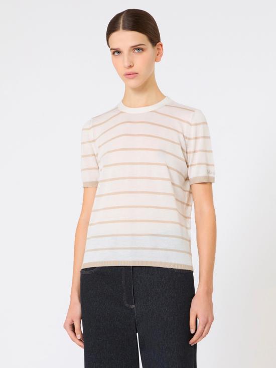 26SS 막스마라 반팔 티셔츠 MXPFAVETTA 007 NUDE NEUTRALS - MAX MARA