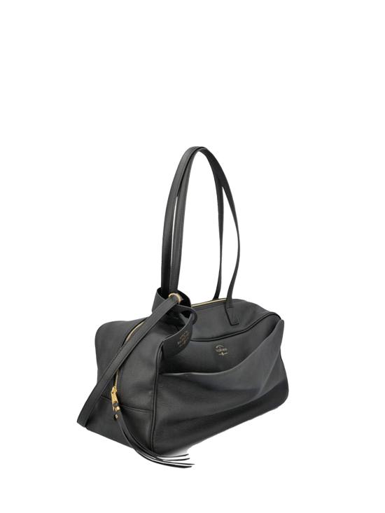 26SS 발렌시아가 캐리 미디움 볼링백 8264252ABNQ1000 black - BALENCIAGA