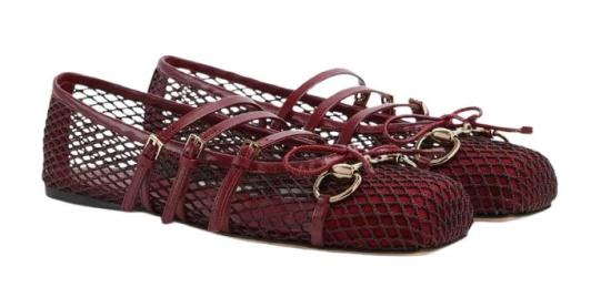 26SS 구찌 플랫 슈즈 835077FAEQZ 6207 RED - GUCCI