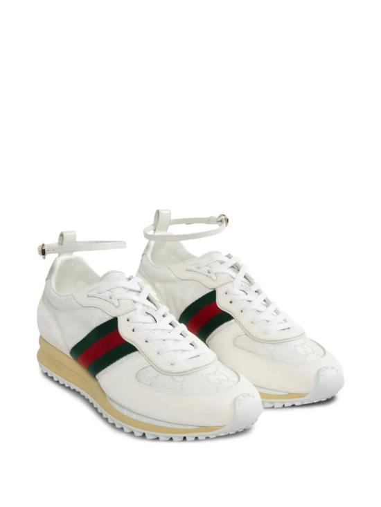 26SS 구찌 리모션 레이스업 스웨이드 스니커즈 832918AAEZM 9067 WHITE - GUCCI