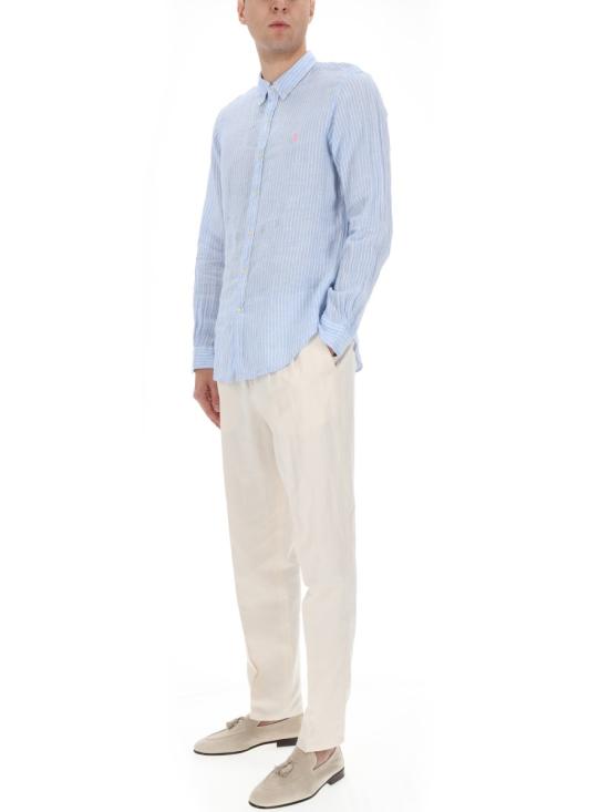 26SS 폴로 랄프로렌 긴팔 셔츠 710B15647 0037188BBLUEWHITE BABY BLUE - POLO RALPH LAUREN