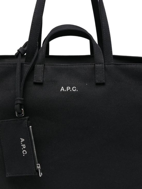 26SS 아페쎄 르 드러머 뚜왈 토트백 COHMPF67046 LZZ BLACK - A.P.C.