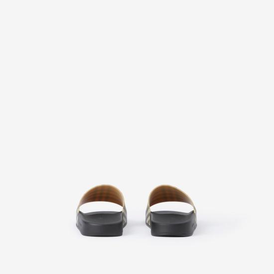 26SS 버버리 체크 프린트 슬라이드 8057037136120 A7028 ARCBEIPCHK - BURBERRY