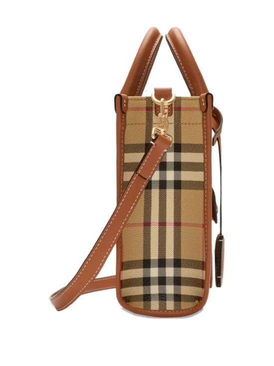 26SS 버버리 미니 프레야 토트백 8109793155142 A9534 VCHBRBROWN - BURBERRY