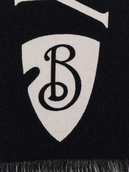 26SS 버버리 로고 울 머플러 8109563 C1343 BLACKCALIC - BURBERRY