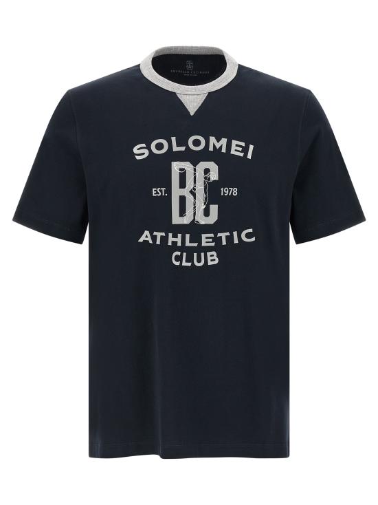 26SS 브루넬로 쿠치넬리 탑 M0B131001GCDT46 Blue