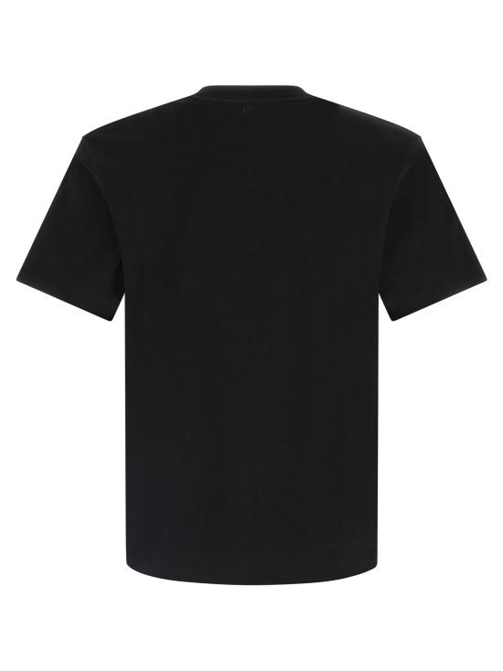 26SS 아미 탑 HTS346724045 White Black - AMI