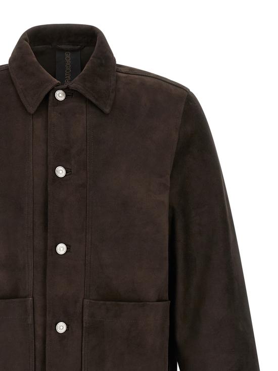 26SS 조르지오 브라토 가죽 자켓 GU26S28002CMIPTORBA Brown - GIORGIO BRATO