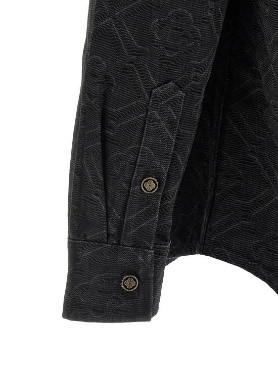 26SS 카사블랑카 긴팔 셔츠 MSP26SH24001 Black - CASABLANCA