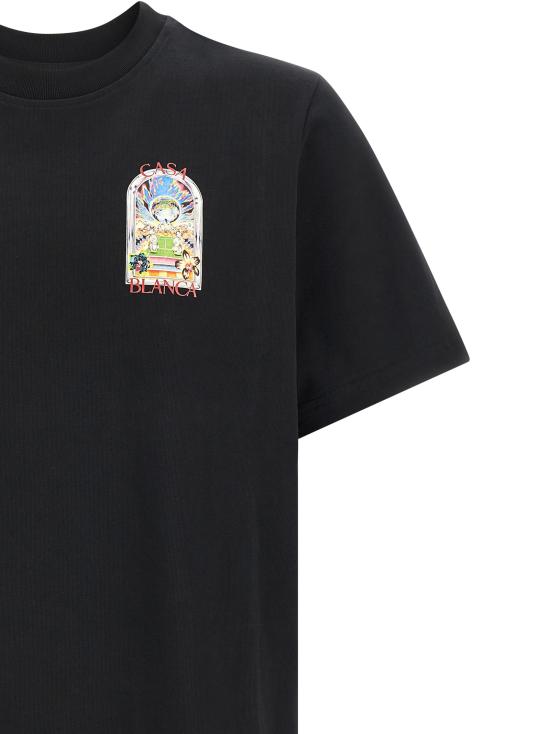 26SS 카사블랑카 탑 MSS26JTS00109 Black - CASABLANCA