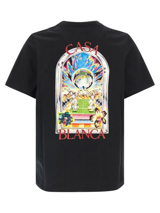 26SS 카사블랑카 탑 MSS26JTS00109 Black - CASABLANCA