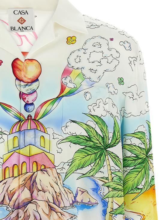 26SS 카사블랑카 긴팔 셔츠 MSS26SH00602 Multicolor - CASABLANCA