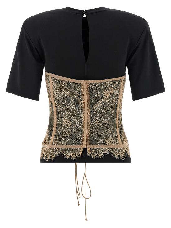 26SS 쥬세페 디 모라비토 탑 06PSTO3951630999 Black - GIUSEPPE DI MORABITO