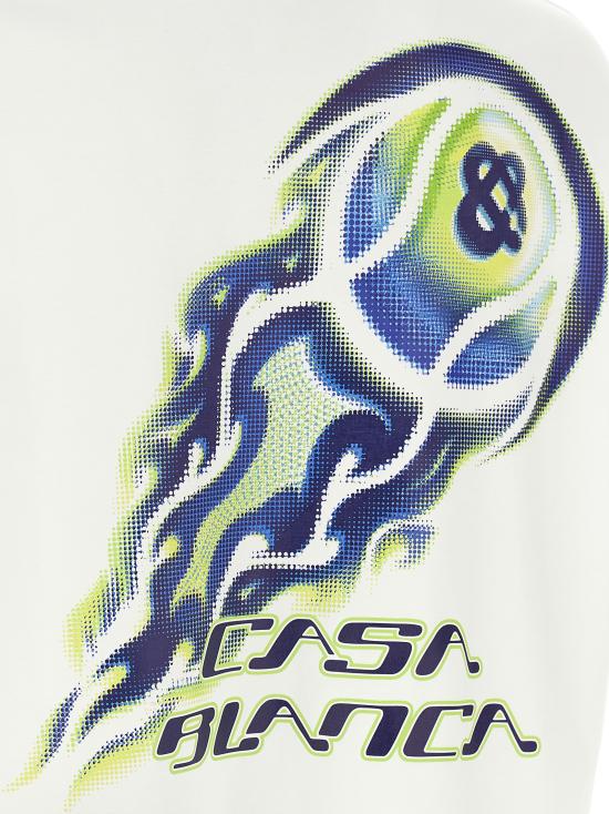 26SS 카사블랑카 탑 MSP26JTS06401 White - CASABLANCA