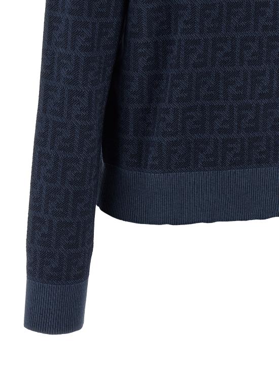 26SS 펜디 가디건 FZE566AYM1F1UKI Blue - FENDI