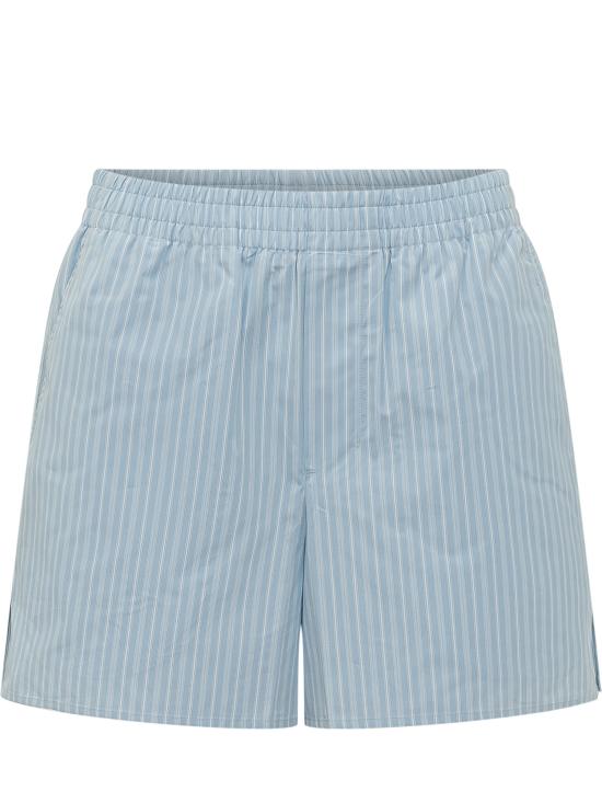 26SS 아미 숏팬츠 USO806CO0219 4844 BLEU CACHEMIRE BLANC