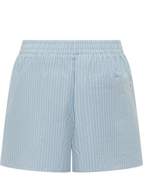 26SS 아미 숏팬츠 USO806CO0219 4844 BLEU CACHEMIRE BLANC - AMI