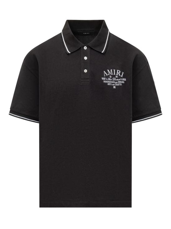26SS 아미리 폴로 티셔츠 AMJYPO1008 001 BLACK