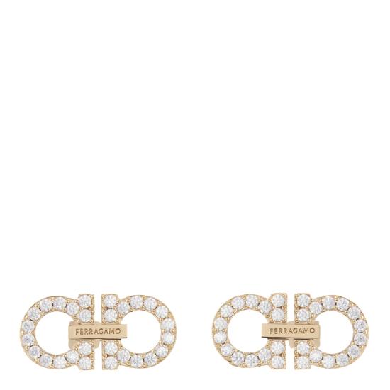 26SS 살바토레 페라가모 이어링 785180 760871ORO CRYSTAL Golden