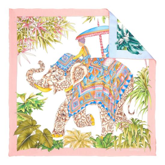 26SS 살바토레 페라가모 머플러/스카프 756254 310118AVORIO ROSA AVORIO AZZUR MultiColour