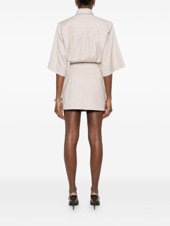 26SS 안다마네 미디 원피스 T190183A TNP246108 White - ANDAMANE