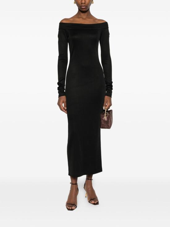 26SS 안다마네 미디 원피스 T190161A TJV155999 Black - ANDAMANE