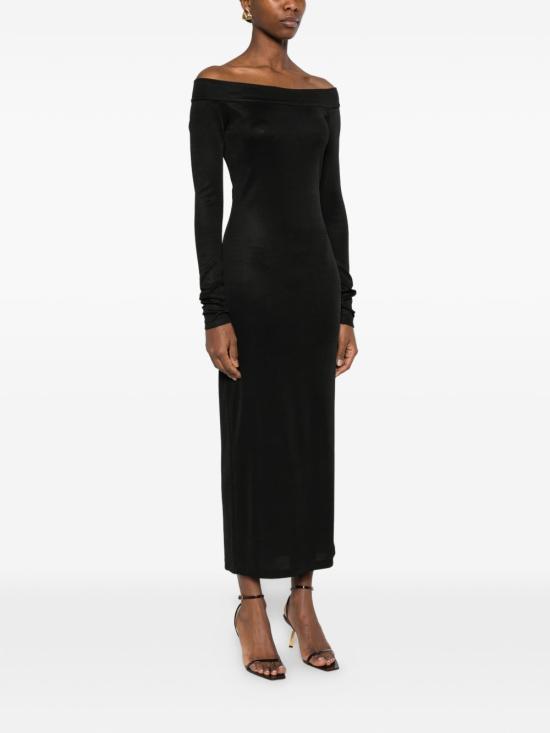 26SS 안다마네 미디 원피스 T190161A TJV155999 Black - ANDAMANE