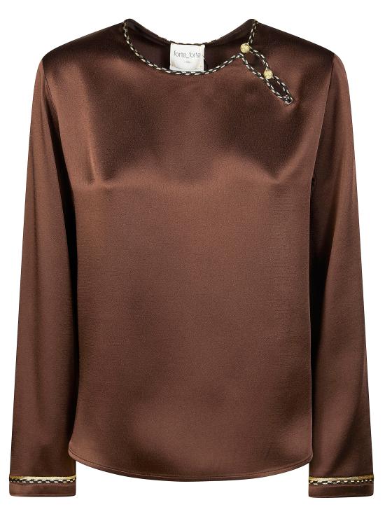 26SS 포르테포르테 셔츠 14551 F49A3093 MARRONE