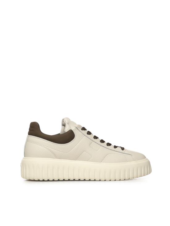 26SS 호간 H 스트라이프 스니커즈 HXM6450FC60UXL 0RVQ IVORY BROWN