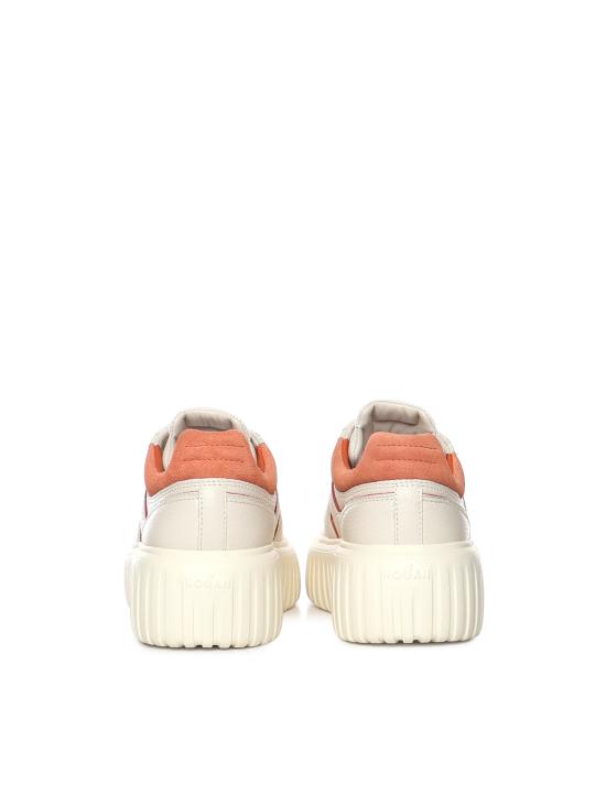 26SS 호간 스니커즈 HXW6450FE93UXI 0FE5 Orange ivory - HOGAN