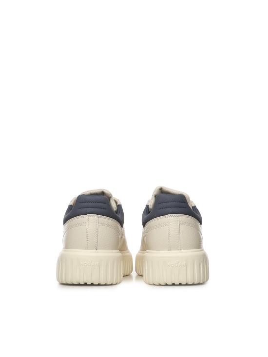 26SS 호간 H 스트라이프 스니커즈 HXM6450FC60UXL 826K White - HOGAN