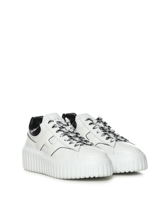 26SS 호간 스니커즈 HXW6450FE93UY8 0001 WHITE BLACK - HOGAN