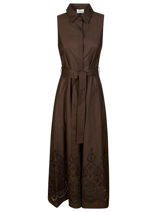 26SS 파로쉬 원피스 D726157CANNES 008 MARRONE