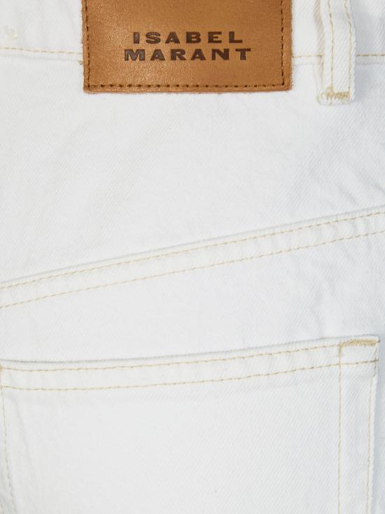 26SS 이자벨마랑 스트레이트 팬츠 PA0636FAD1H04I 20WH BIANCO - ISABEL MARANT