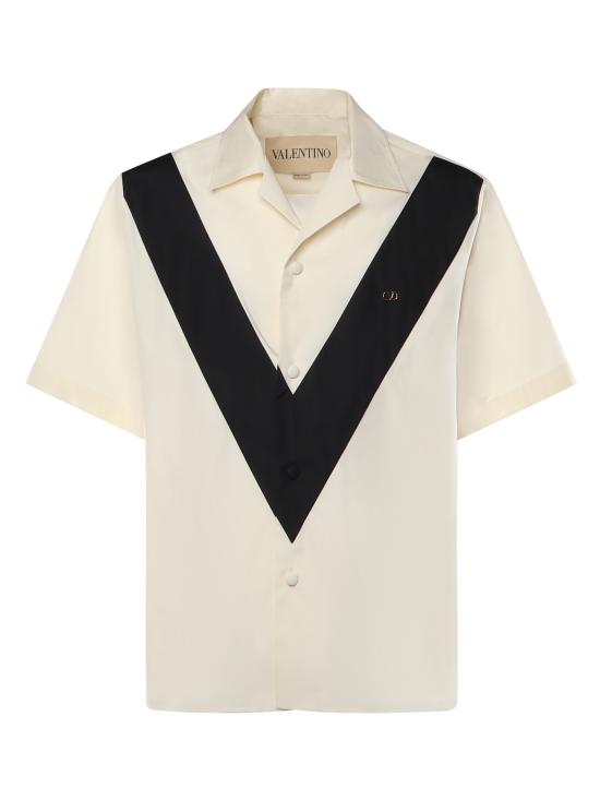 26SS 발렌티노 가라바니 셔츠 8V3AAV11 B570AN IVORY BLACK