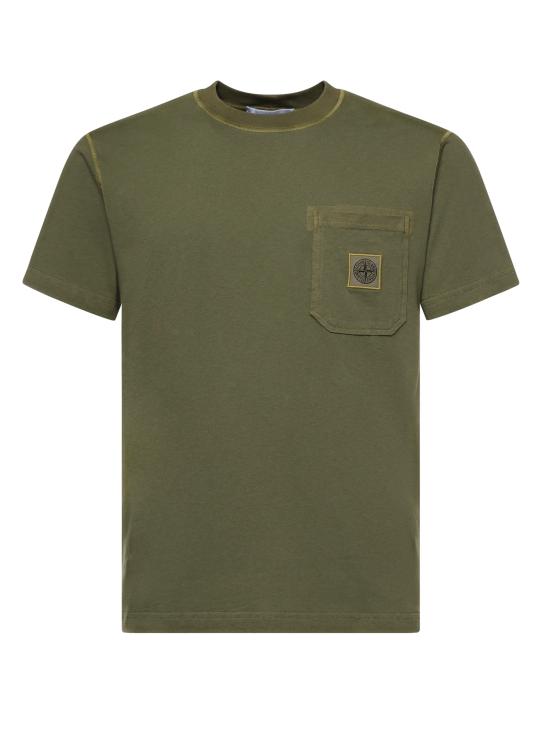 26SS 스톤 아일랜드 반팔 티셔츠 L1S152100032 S0057V015G MILITARY GREEN