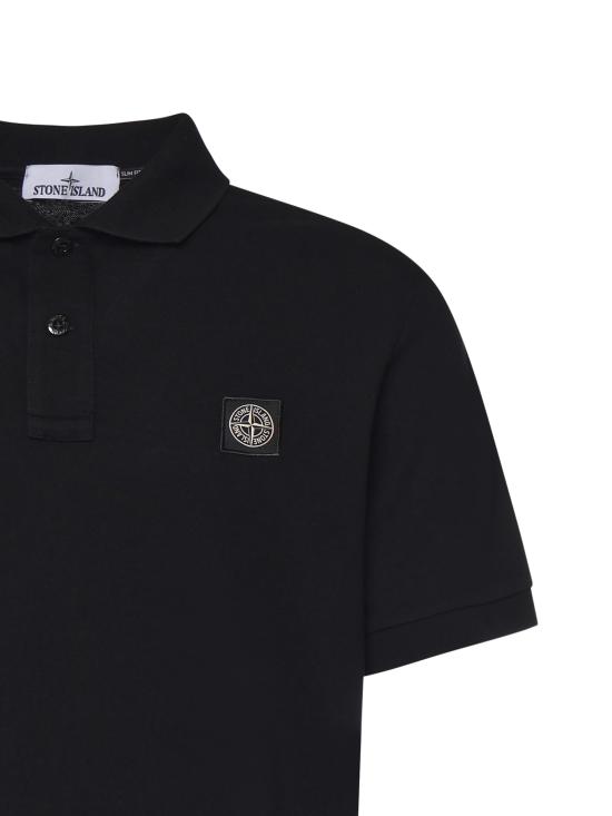 25FW 스톤 아일랜드 폴로 티셔츠 L1S152200008 S0017V0029 Black - STONE ISLAND