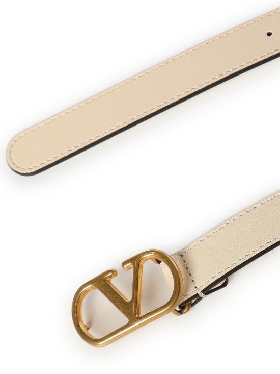 25FW 발렌티노 가라바니 레귤러 벨트 8W2T0SM7 IYRREN BUTTER WHITE - VALENTINO GARAVANI