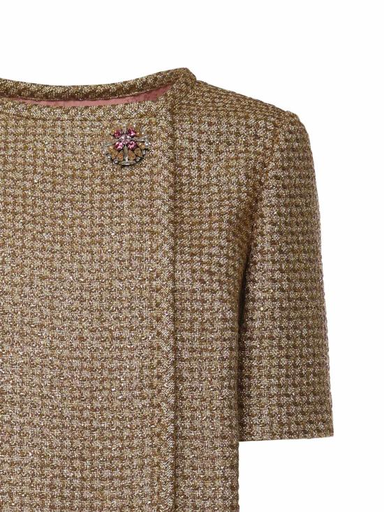 25FW 발렌티노 가라바니 숏 원피스 8B3VAHP3 A11G70 Golden - VALENTINO GARAVANI