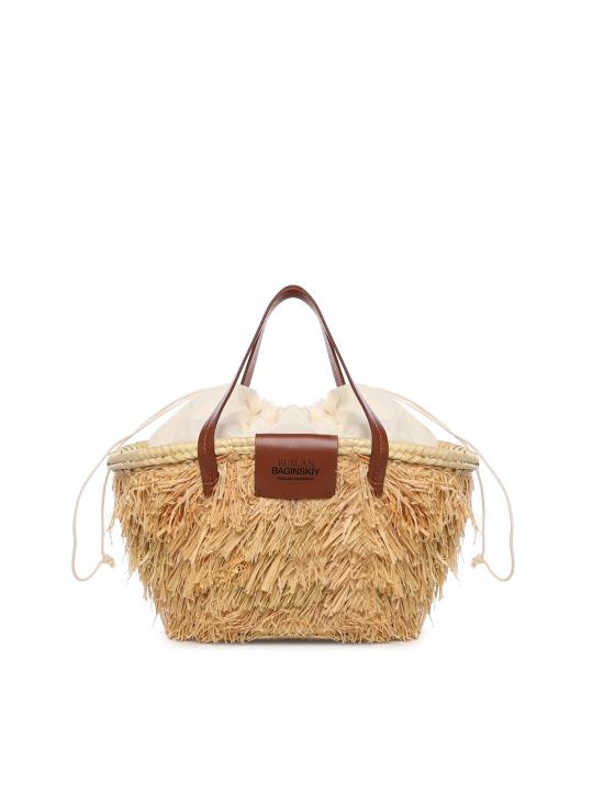 26SS 루슬란바진스키 토트백 TOT036PS26 Natural straw